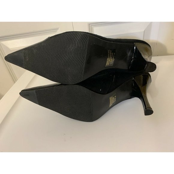 Classique Women’s Sz 9M Black Boots 4in‎ Heels - Picture 10 of 11